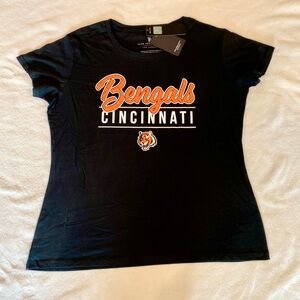 Junk Food Clothing Black Cincinnati Bengals Tee